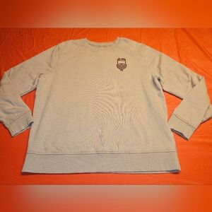 Goodfellow & Co Cream Colored Crewneck Sweatshirt w/Bearded Face szXL E.U.C.